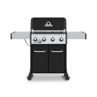 Gril à gaz naturel BaronMC 440 PRO noir de Broil King avec brûleur latéral - 875227