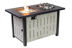 Foyer-table à gaz propane Deko Living pour l’extérieur avec bac à glaçons
