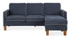 Sofa sectionnel en forme de L Bowen de Novogratz - bleu