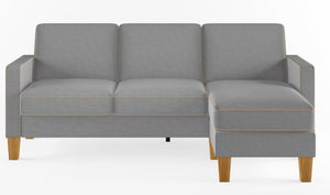 Sofa sectionnel en forme de L Bowen de Novogratz - gris