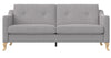 Sofa Tess de Mr. Kate en lin - gris clair