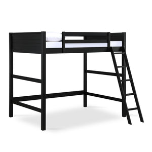 Lit mezzanine double Denver de DHP pour enfants - noir