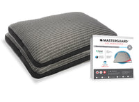   Protège-matelas en Charcoal MasterguardMD pour très grand lit avec 2 oreillers pour très grand lit