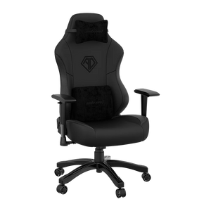 Fauteuil de jeu ergonomique Phantom 3 de Anda Seat en cuir véritable - noir