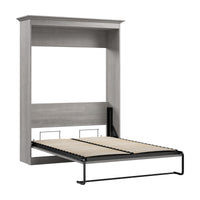 Lit double escamotable Versatile de Bestar de 64 po (L) - gris platine