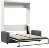 Grand lit escamotable Pur de Bestar avec sofa - blanc