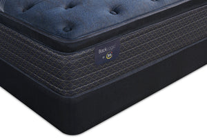 Ensemble matelas moelleux à Euro-plateau Back Logic 3.0 de Serta pour lit simple