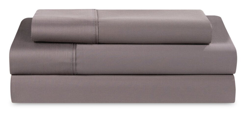 BEDGEAR Hyper-Cotton™ 3-Piece Twin Sheet Set - Grey|Ensemble de draps Hyper-Cotton BEDGEARMD 3 pièces pour lit simple - gris|BFS21GTS