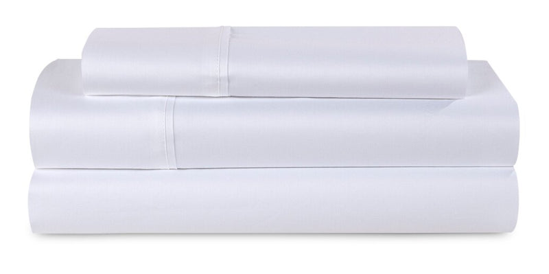 BEDGEAR Hyper-Cotton™ Twin Sheet Set - Optic White|Ensemble de draps Hyper-CottonMC BedgearMC pour lit simple - blanc optique