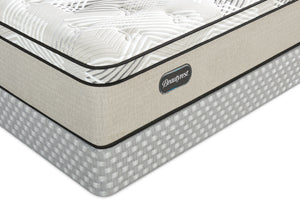 Ensemble matelas luxueux ferme à Euro-plateau DND de Beautyrest pour lit simple