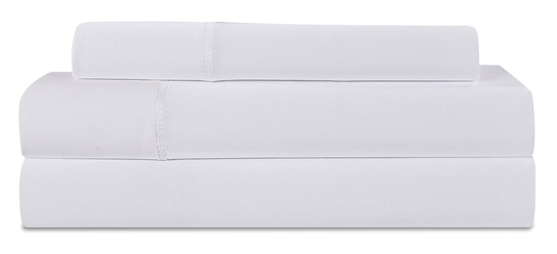 BEDGEAR® Dri-Tec® 3-Piece Twin Sheet Set - White | Ensemble de draps Dri-TecMD Bedgear 3 pièces pour lit simple - blanc | DRIWHTTS
