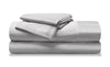 Ensemble de draps Dri-TecMD BEDGEARMD 5 pièces divisés pour très grand lit - gris clair