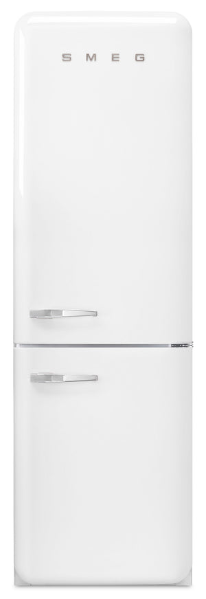 Réfrigérateur Smeg rétro de 11,7 pi3 à congélateur inférieur - FAB32URWH3