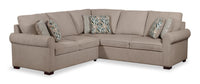  Sofa sectionnel de droite Haven 2 pièces en chenille - Taupe