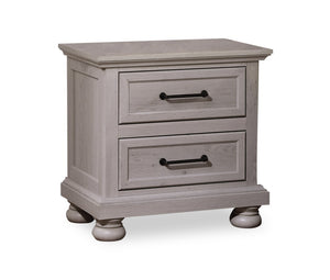 Kylie Bedside 2-Drawer Nightstand with USB Port, 26