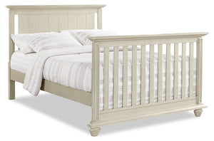 Ensemble lit de bébé et lit double Midland - blanc