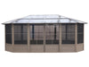 Gazebo Penguin Florence - Solarium 12x18 Toit de polycarbonate