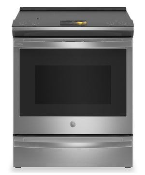 Cuisinière intelligente à induction Profile de 5,3 pi3 avec caméra dans le four - PHS93XYPFS