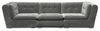 Sofa modulaire Plaza de Scott Living 117 po en tissu gris