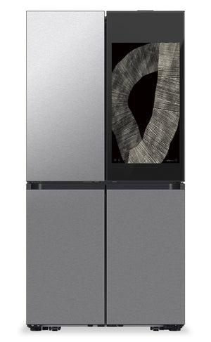 Réfrigérateur Bespoke Samsung de 23 pi³ à 4 portes Flex avec portail Family Hub+MC - RF23DB9900QDAC