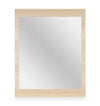["Miroir de commode de chambre à coucher Riley, fabriqué au Canada - naturel"]