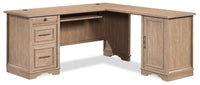 Bureau en forme de L Rollingwood Country de calibre commercial