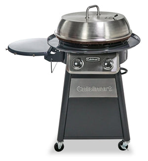 Station de cuisson Griddle 360° de Cuisinart pour l'extérieur en acier inoxydable avec plaque chauffante - CGG-888-C