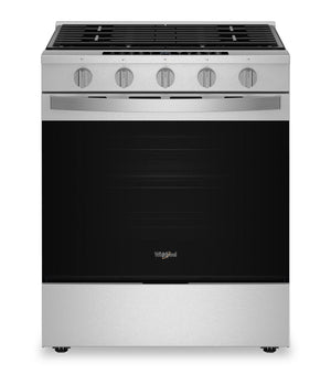 Cuisinière à gaz Whirlpool de 5 pi3 avec friture à air et brûleur SpeedHeatMC - acier inoxydable - WSGS7530RZ