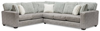  Sofa sectionnel de gauche Koda 2 pièces en chenille - paloma luxueux