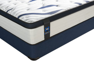 Ensemble matelas luxueux ferme à Euro-plateau Brentford PosturepedicMD de Sealy pour grand lit