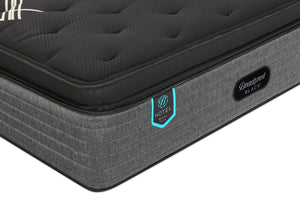 Matelas à Euro-plateau épais luxueux moelleux Royal Suite de série Hotel de Beautyrest BlackMD pour grand lit