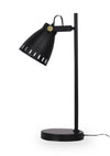 Lampe de travail et de bureau moderne Arthur de 18 po en métal - noire