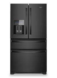  Réfrigérateur Whirlpool de 36 po et de 24,5 pi³ à portes françaises - noir - WRMF3636RB 