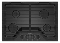  Surface de cuisson à gaz Whirlpool de 30 po avec grilles en fonte à charnières EZ-2-LiftMC - WCGK5030PB 