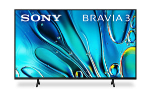 Téléviseur intelligent DEL Bravia 3 de Sony 4K de 65 po à 60 Hz avec HDR10, Dolby VisionMC, MotionflowMC XR et Google TVMC (K65S30)