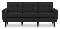  Sofa modulaire BLOK à accoudoirs évasés - anthracite