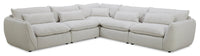  Sofa sectionnel Monaco 5 pièces - blé