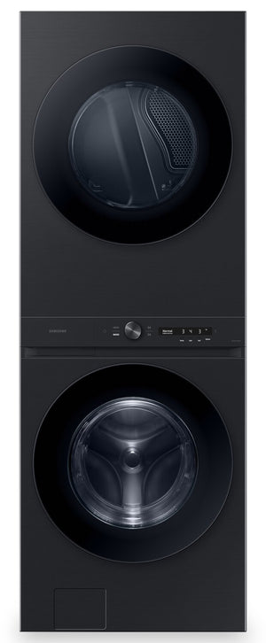 Tour de lavage Laundry HubMC IA Bespoke Samsung série 500 avec laveuse et sécheuse - WH46DBH550EVAC