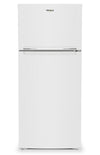 Réfrigérateur Whirlpool de 16,3 pi³ et de 28 po à congélateur supérieur - blanc - WRTX5328PW