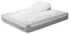 Matelas moelleux à surface lisse S7 de Bedgear à tête divisée pour grand lit