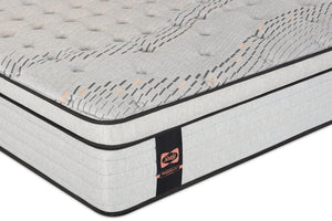 Matelas moelleux à Euro-plateau Alora PosturepedicMD Plus de Sealy pour lit simple très long