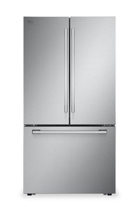  Réfrigérateur intelligent LG Studio de 27 pi3 et de 36 po de profondeur comptoir MAXMCà portes françaises - acier inoxydable - SRFB27S3 