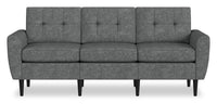  Sofa modulaire BLOK à accoudoirs évasés - acier