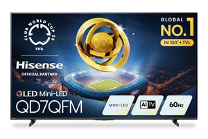 Téléviseur QLED Hisense de série QD7QFM de 50 po avec Mini DEL, IA et Fire TV (50QD7QFM)