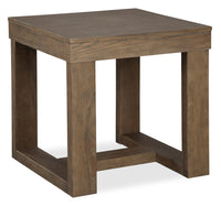  Table de bout Jasper de 24 po - brun-gris