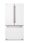 Réfrigérateur intelligent LG Studio de 27 pi3 et de 36 po de profondeur comptoir MAXMCà portes françaises - essence blanche - SRFB27W3