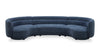 Sofa sectionnel Davvero 3 pièces - bleu marine 