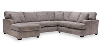  Sofa sectionnel de gauche Luxe 3 pièces - colombe Zaftig