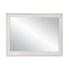 Miroir de commode de chambre à coucher Haven - blanc