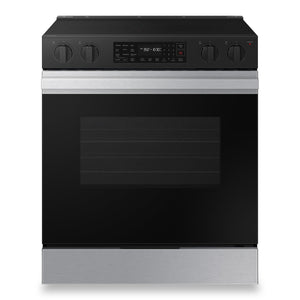 Cuisinière intelligente électrique encastrée Samsung de 6,3 pi³ avec friture à air - acier inoxydable - NSE6DG8300SRAC